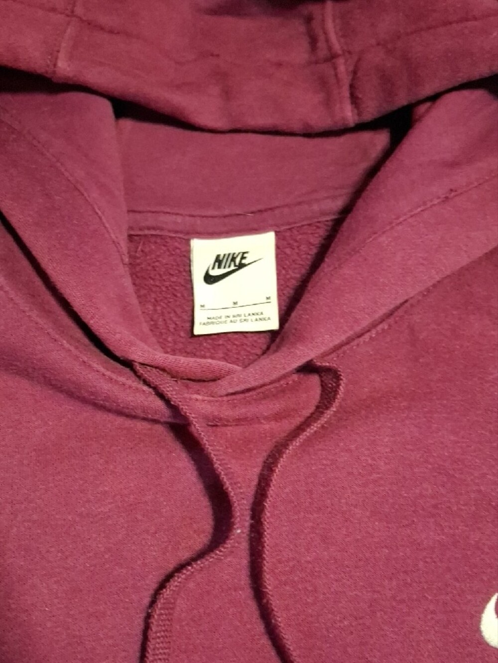 Nike Women's Crewneck Hoodie in Plum Berry - Picture 2 of 3